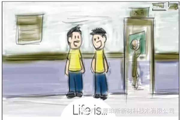人生就是。。。 和好朋友在教室外面一起罰站